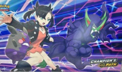 Pokemon Playmat - Champion's Path Premium Collection - Marnie Playmat (used)